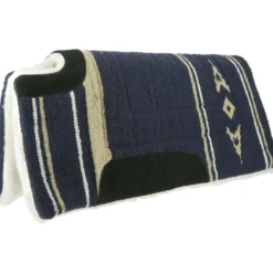 Westride Zadelpad Navajo met Schoftuitsparing Blauw