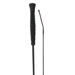 Whip & Go Dressuurzweep met Antislip Schuim Handvat Zwart