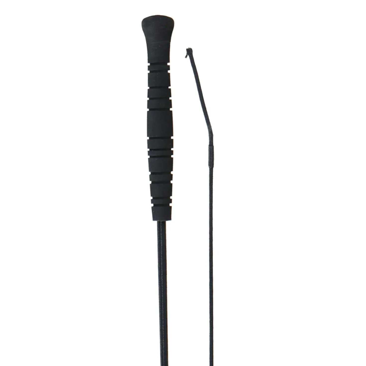 Whip & Go Dressuurzweep met Antislip Schuim Handvat Zwart