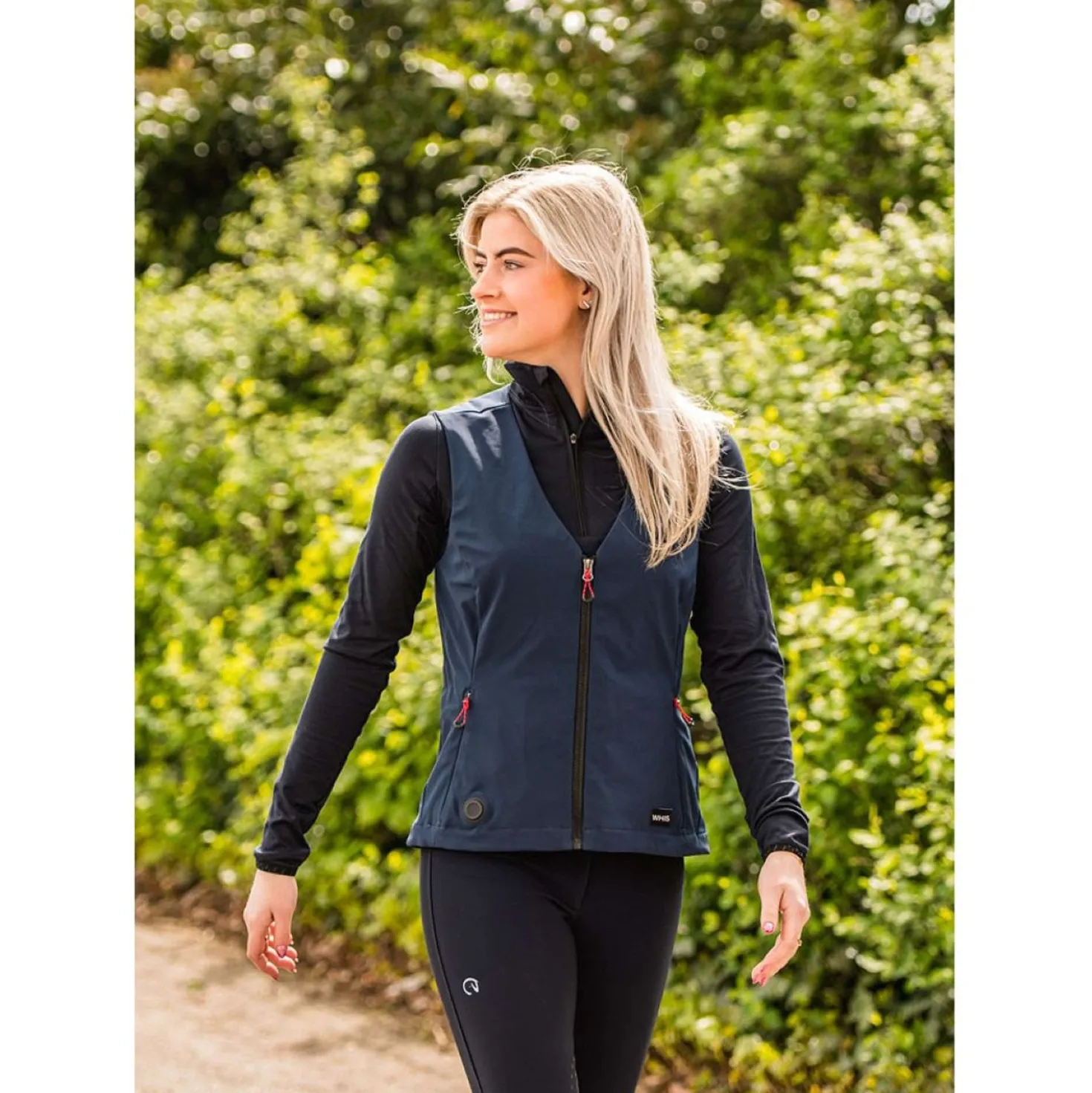 WHIS Verwarmde Bodywarmer Softshell Coach Dark Navy