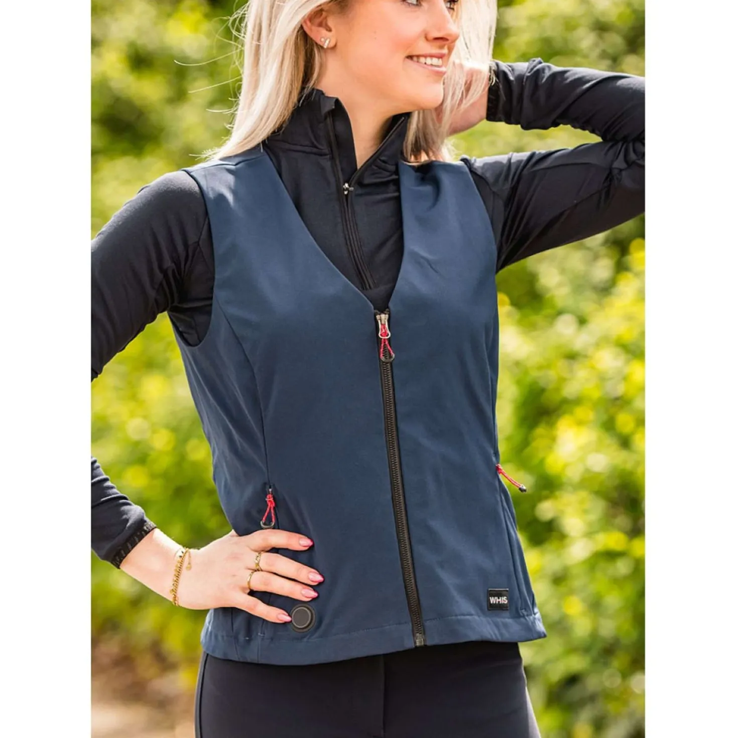 WHIS Verwarmde Bodywarmer Softshell Coach Dark Navy