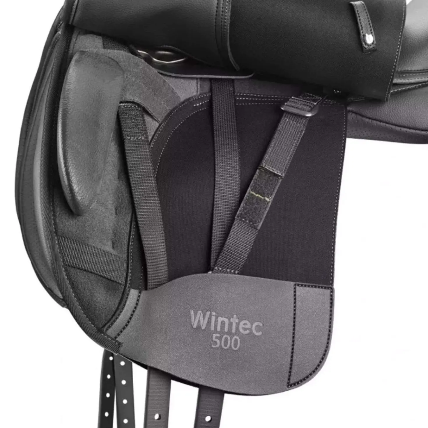 Wintec Dressuurzadel 500 Medium Hart Zwart