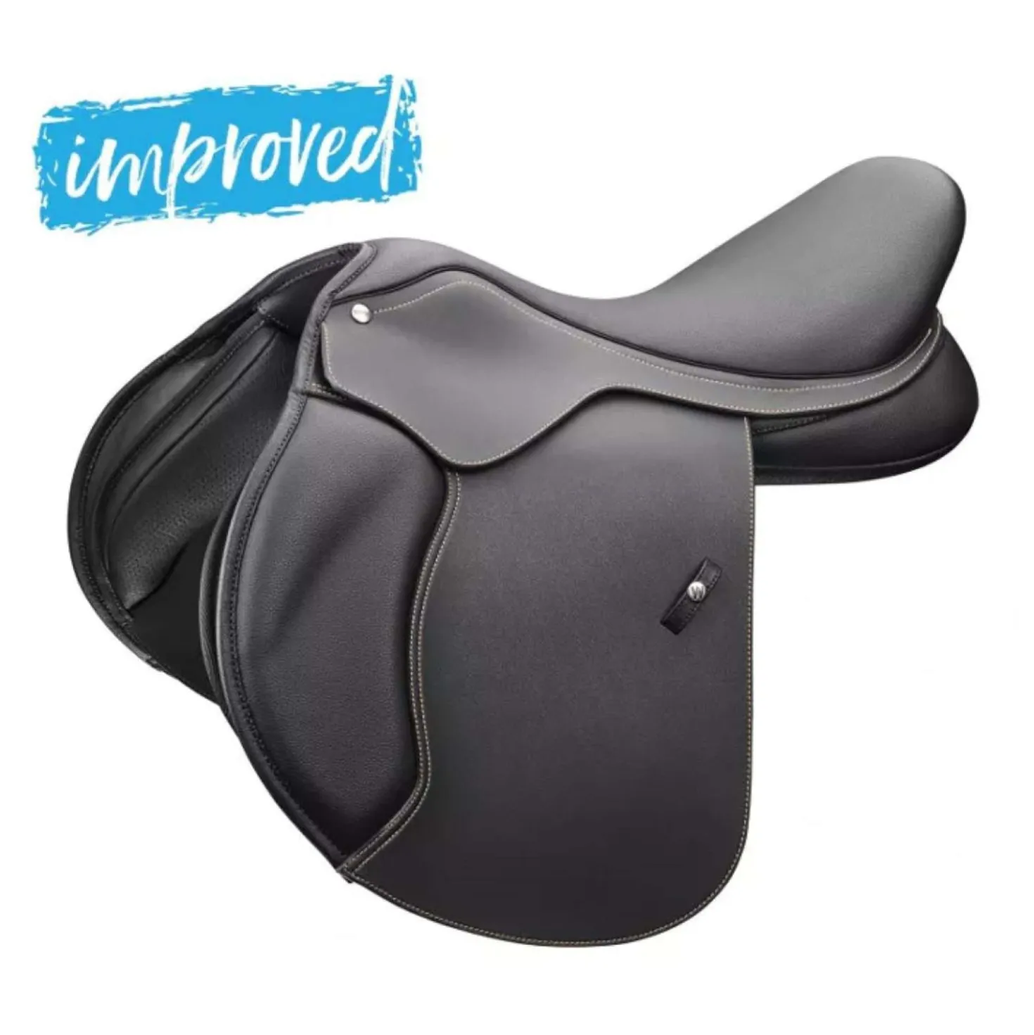 Wintec Springzadel 500 Jump Hart Zwart