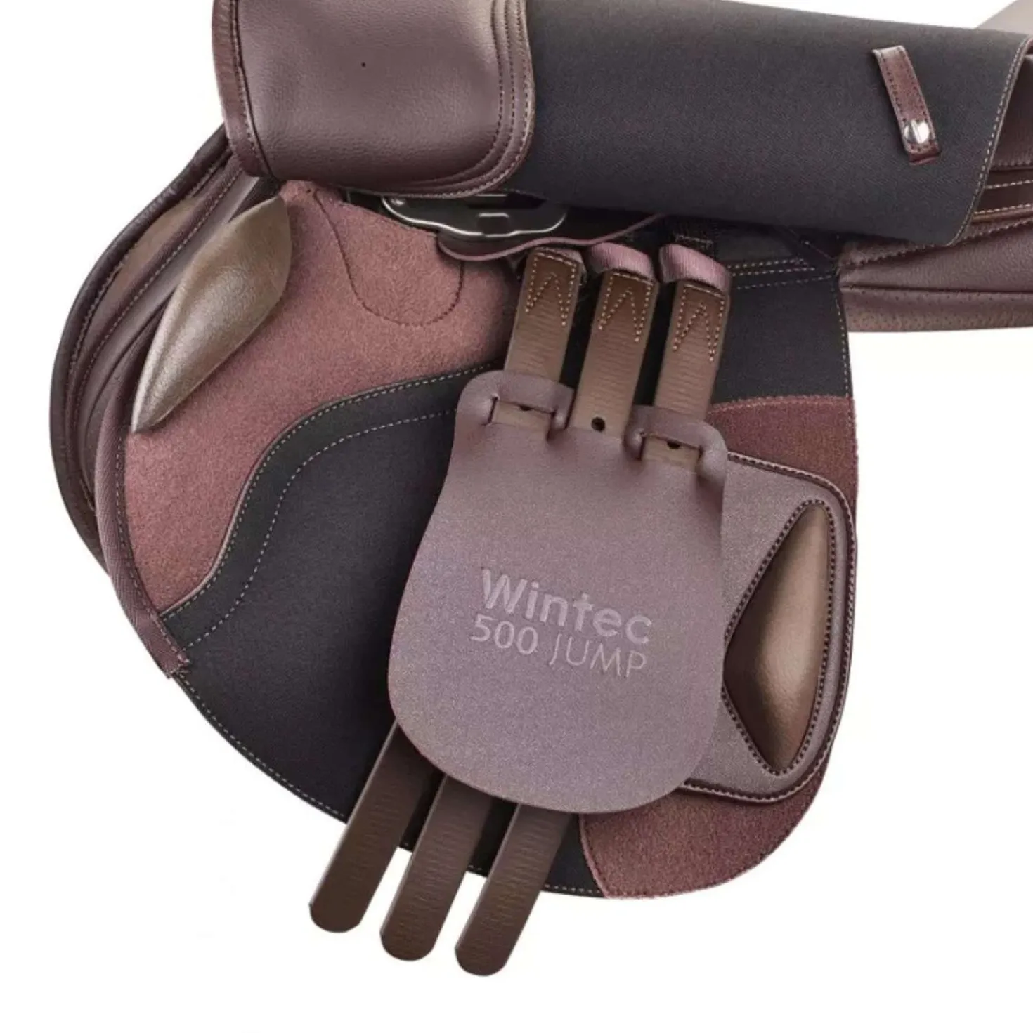 Wintec Springzadel 500 Jump Hart Bruin