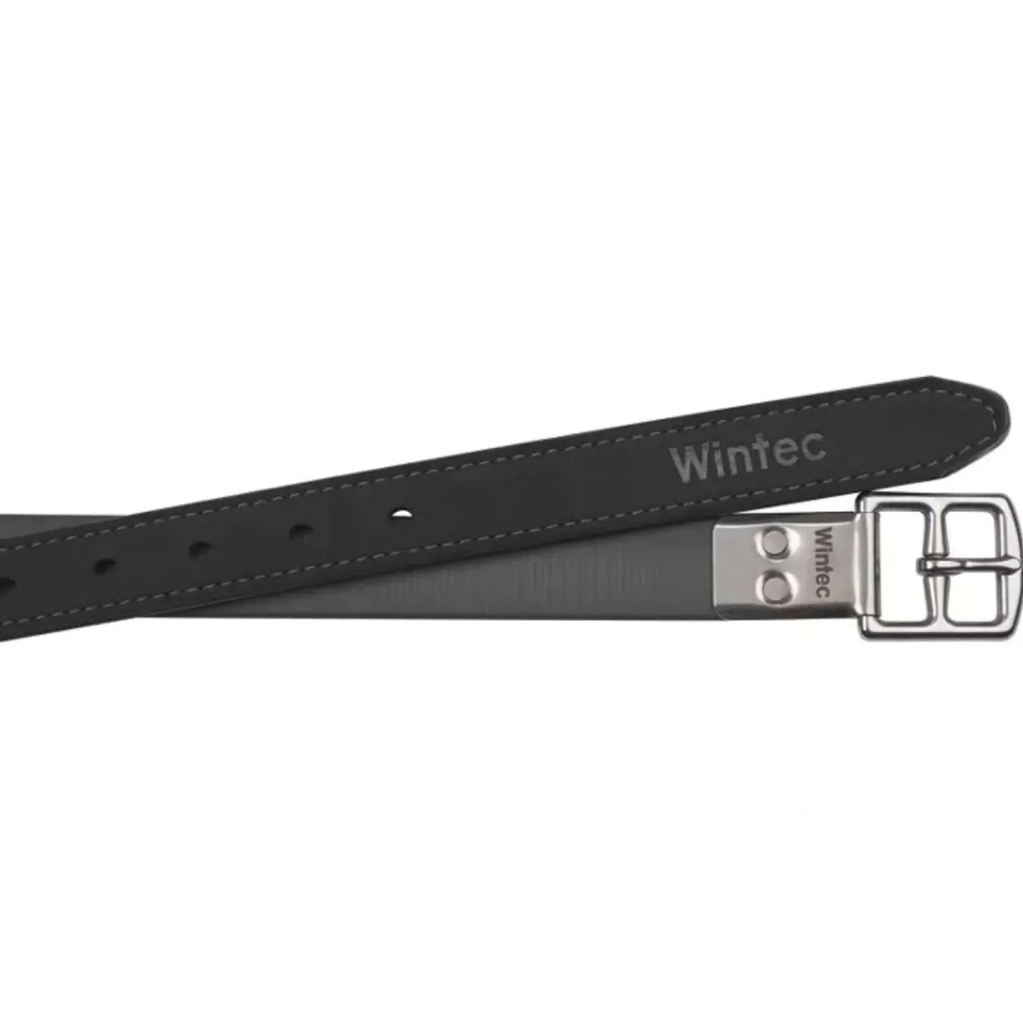 Wintec Stijgbeugelriemen Slimline Heavy Duty Zwart
