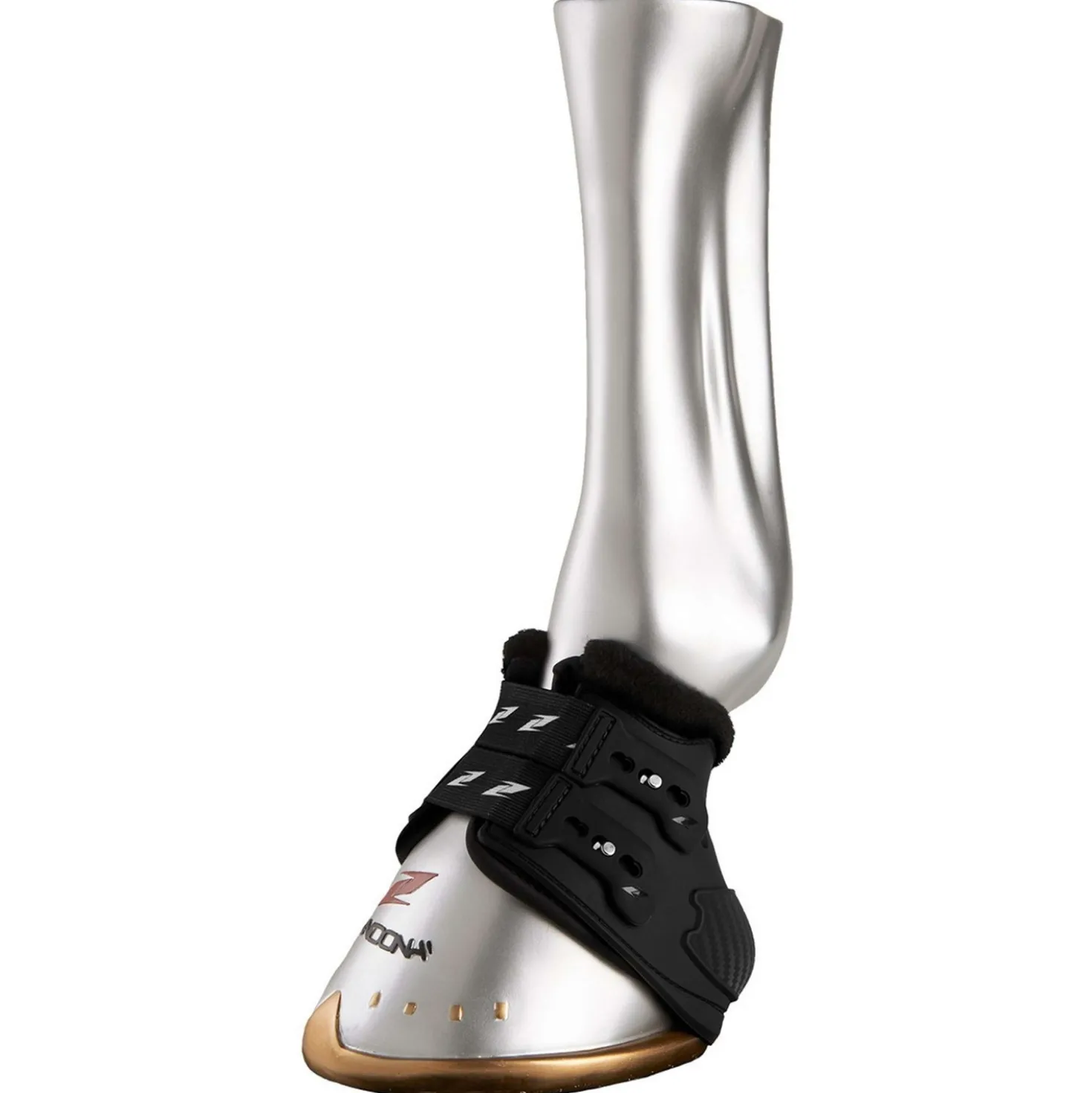 Zandona balbeschermers Carbon Air Heel Black