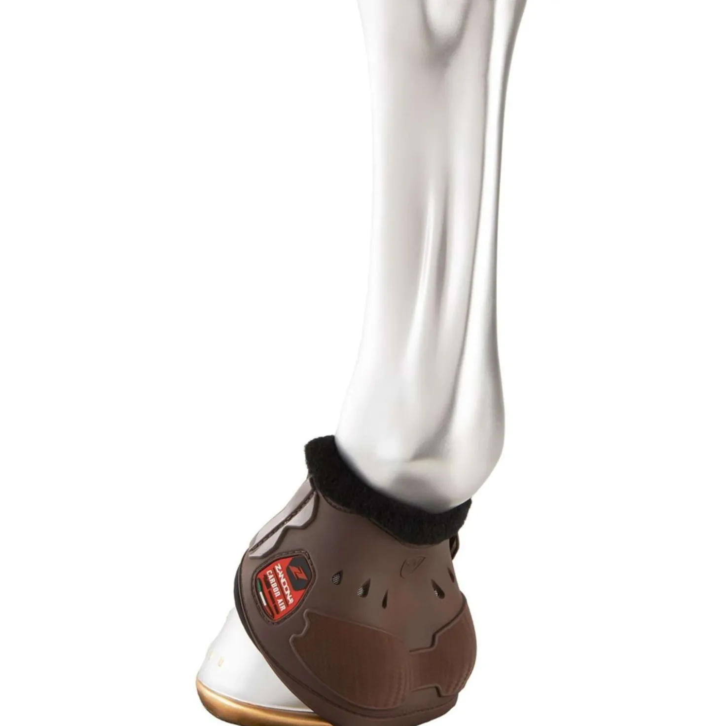 Zandona balbeschermers Carbon Air Heel Brown