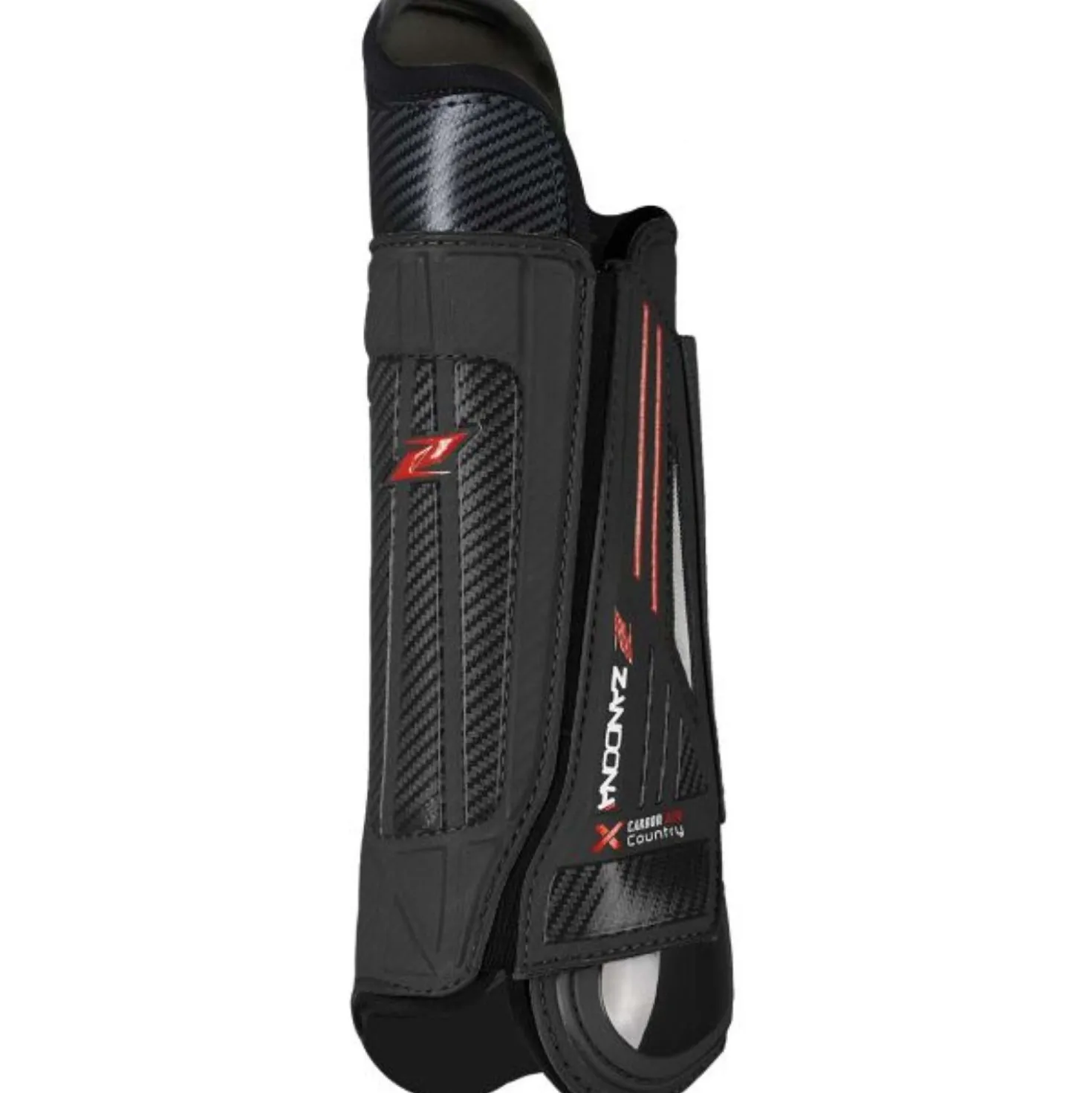 Zandona Beenbeschermers Carbon Air X-Country EP Back Zwart