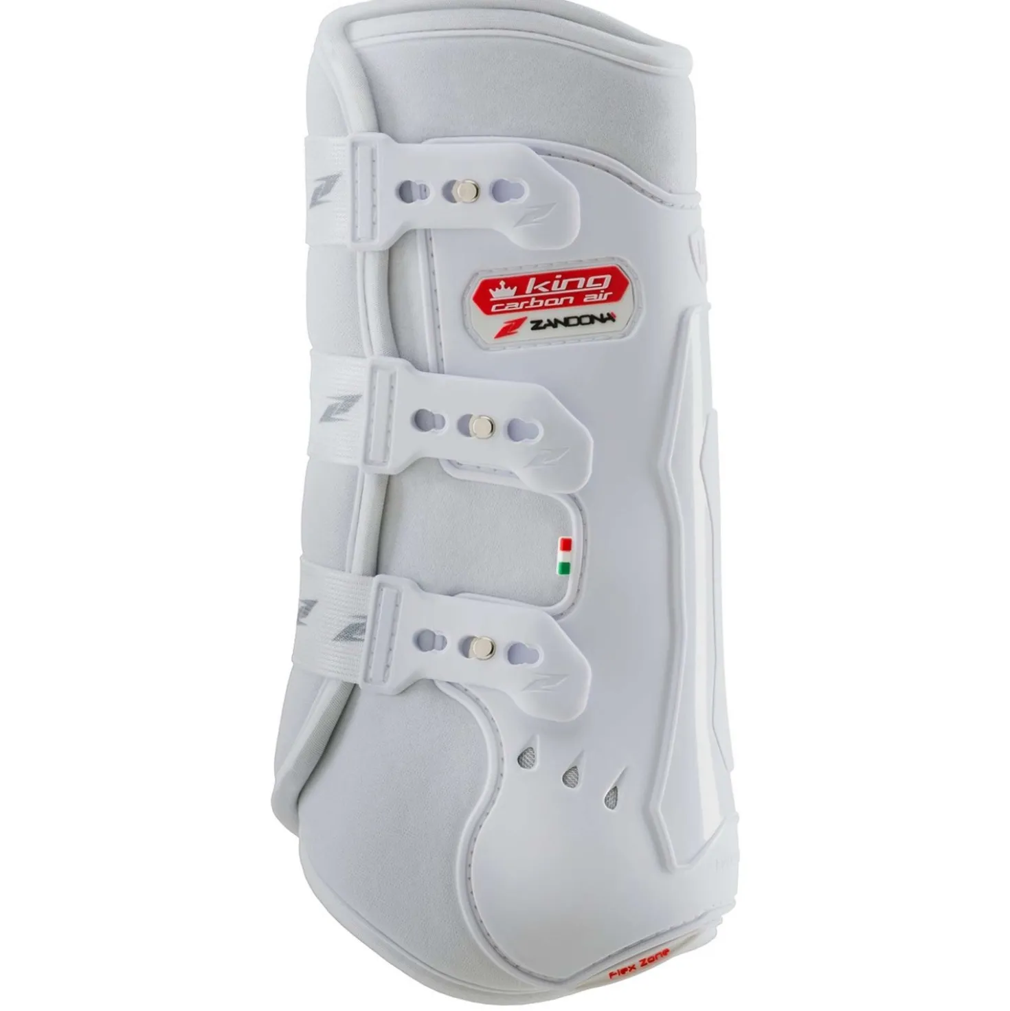 Zandona Beenbeschermers King Carbon Air Back Wit