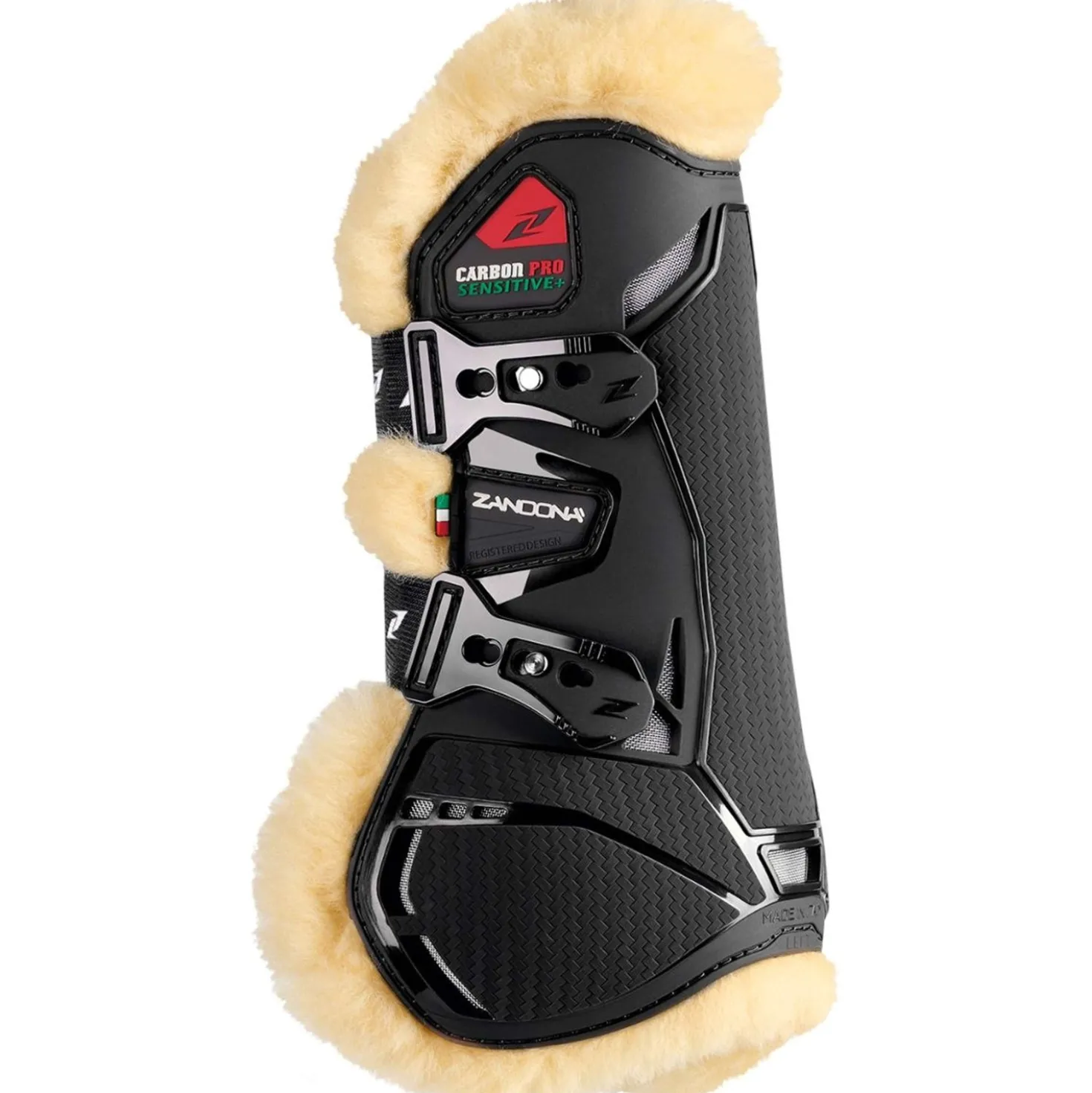 Zandona Peesbeschermers Carbon Pro Sensitive+ Zwart